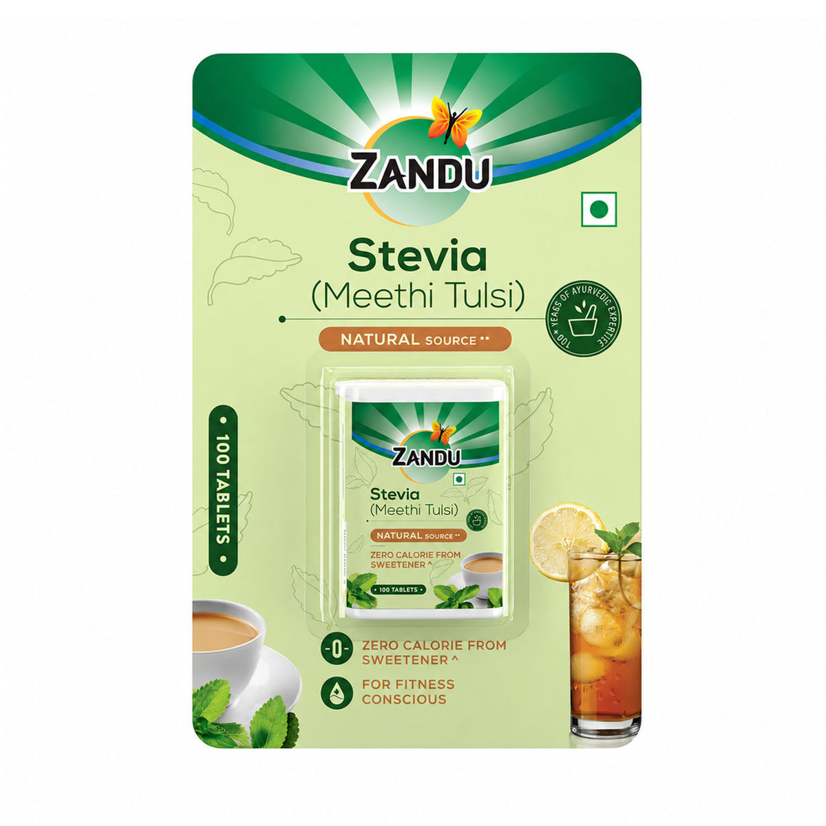 Diabetic-Friendly 0-kcal Sweetener Stevia (Tablets)