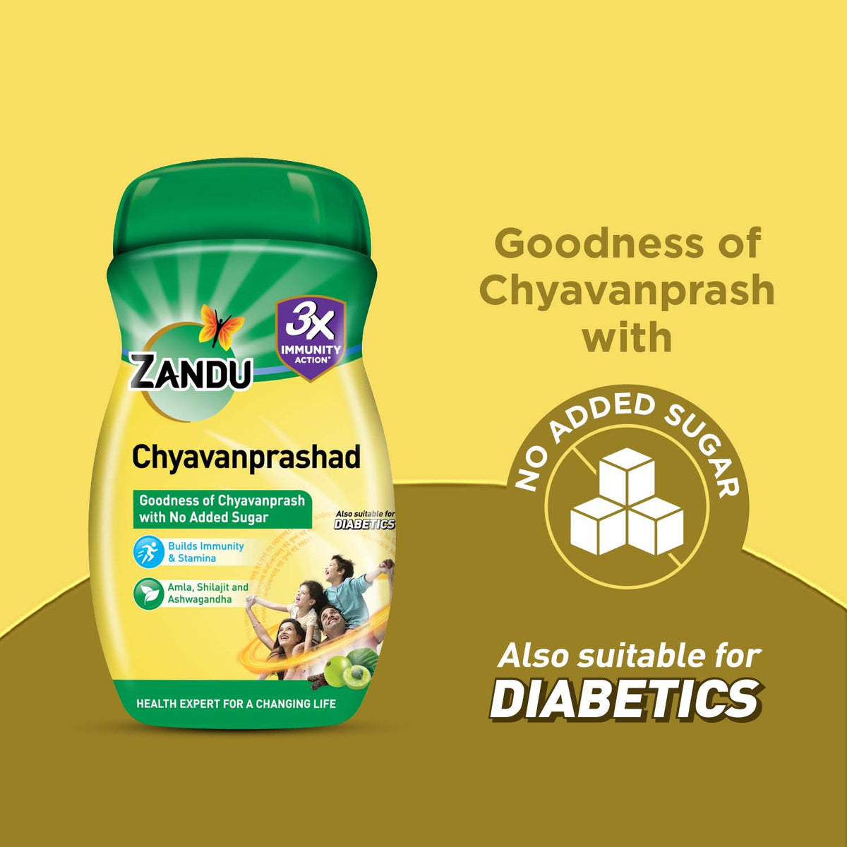 Zandu Chyavanprashad | Sugar Free Chyavanprash for Immunity & Stamina