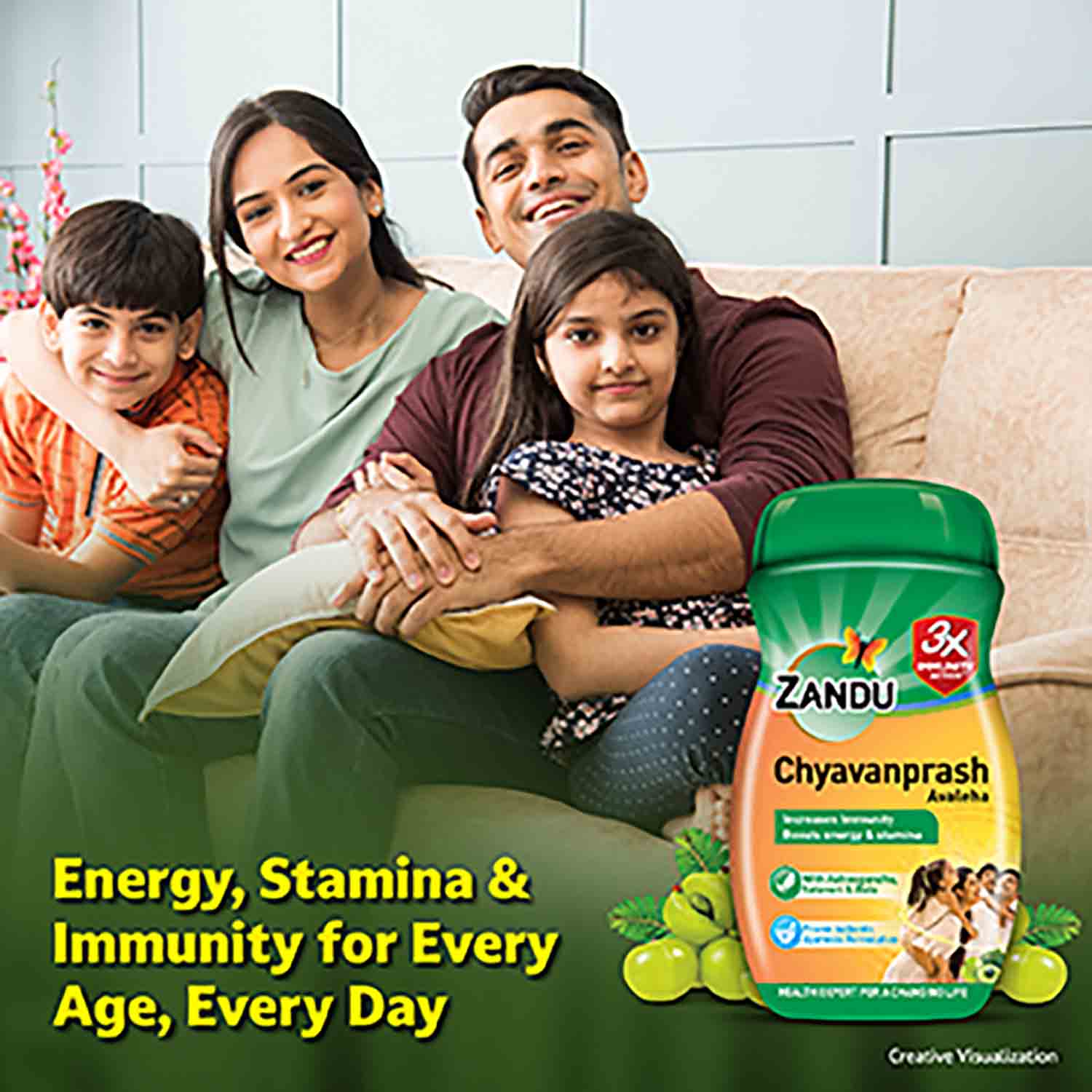 Zandu Chyavanprash Avaleha for Immunity, Strength, Stamina & Vitality