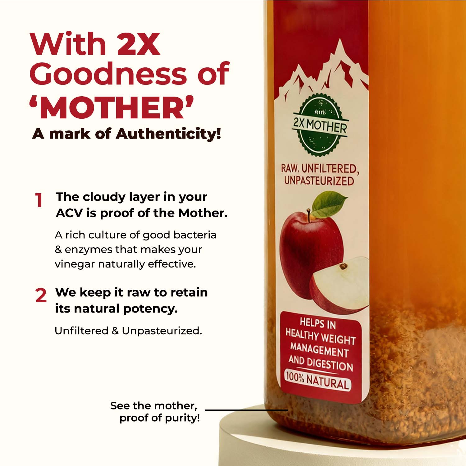 Zandu Himalayan Apple Cider Vinegar (ACV)