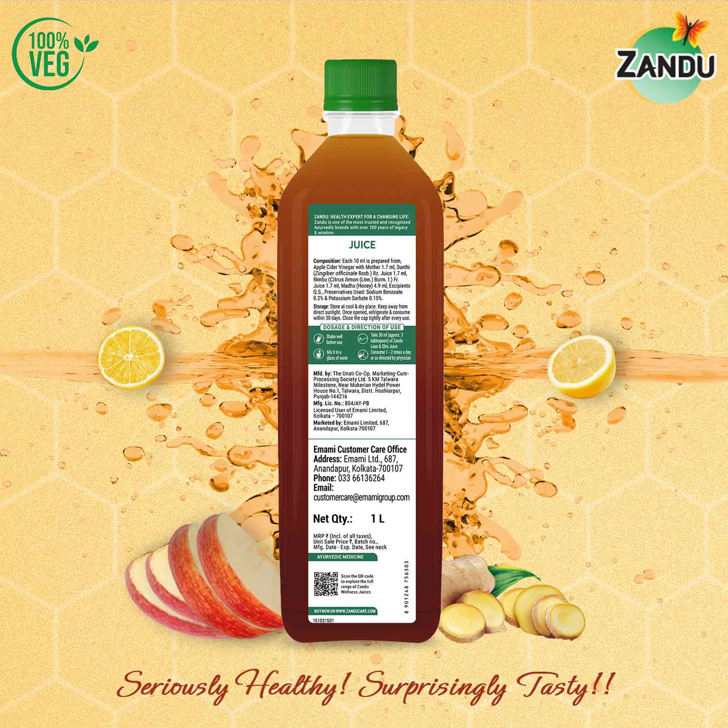 Lean & Slim Weight Management ACV-Lemon-Honey Juice