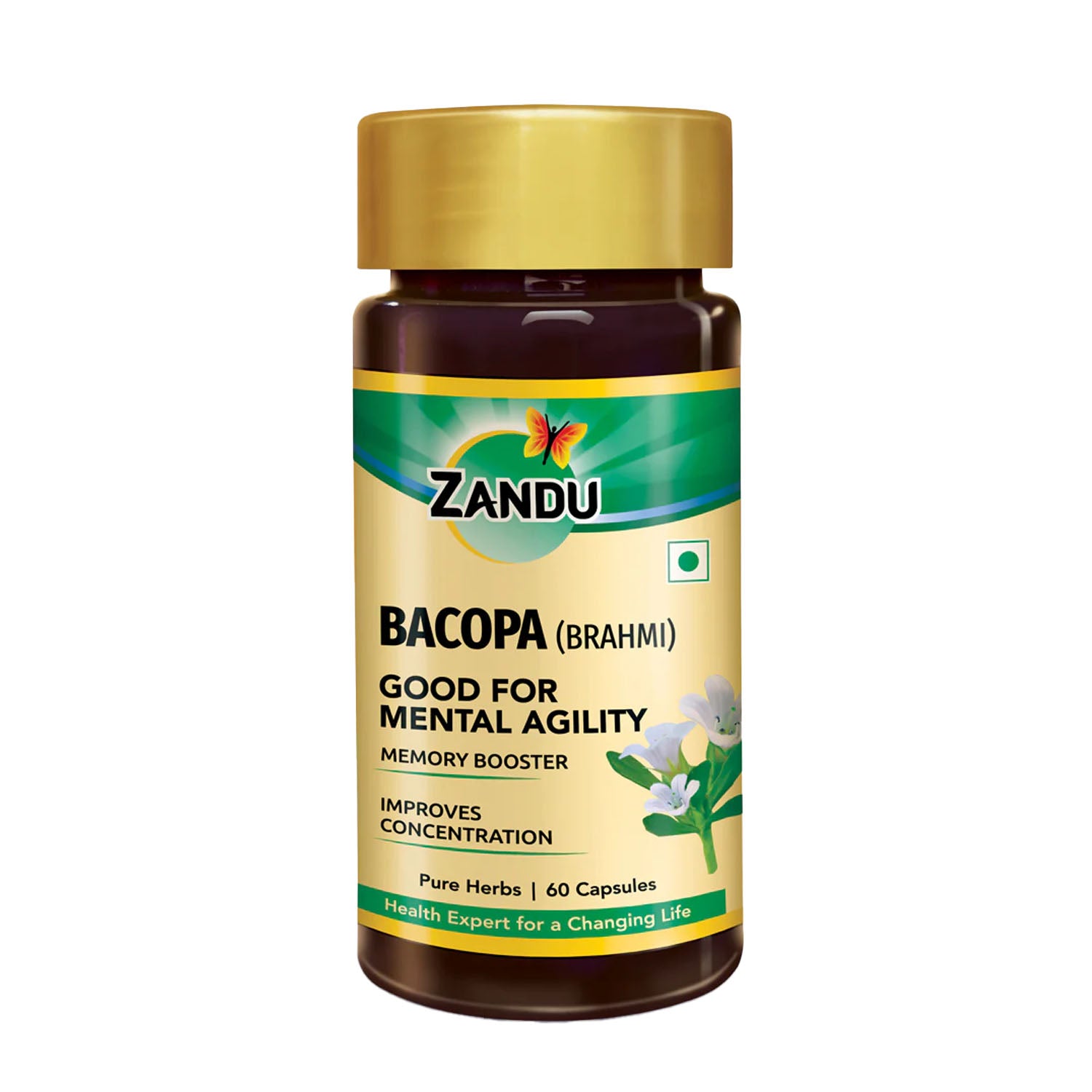 Zandu Brahmi (Bacopa) Capsules