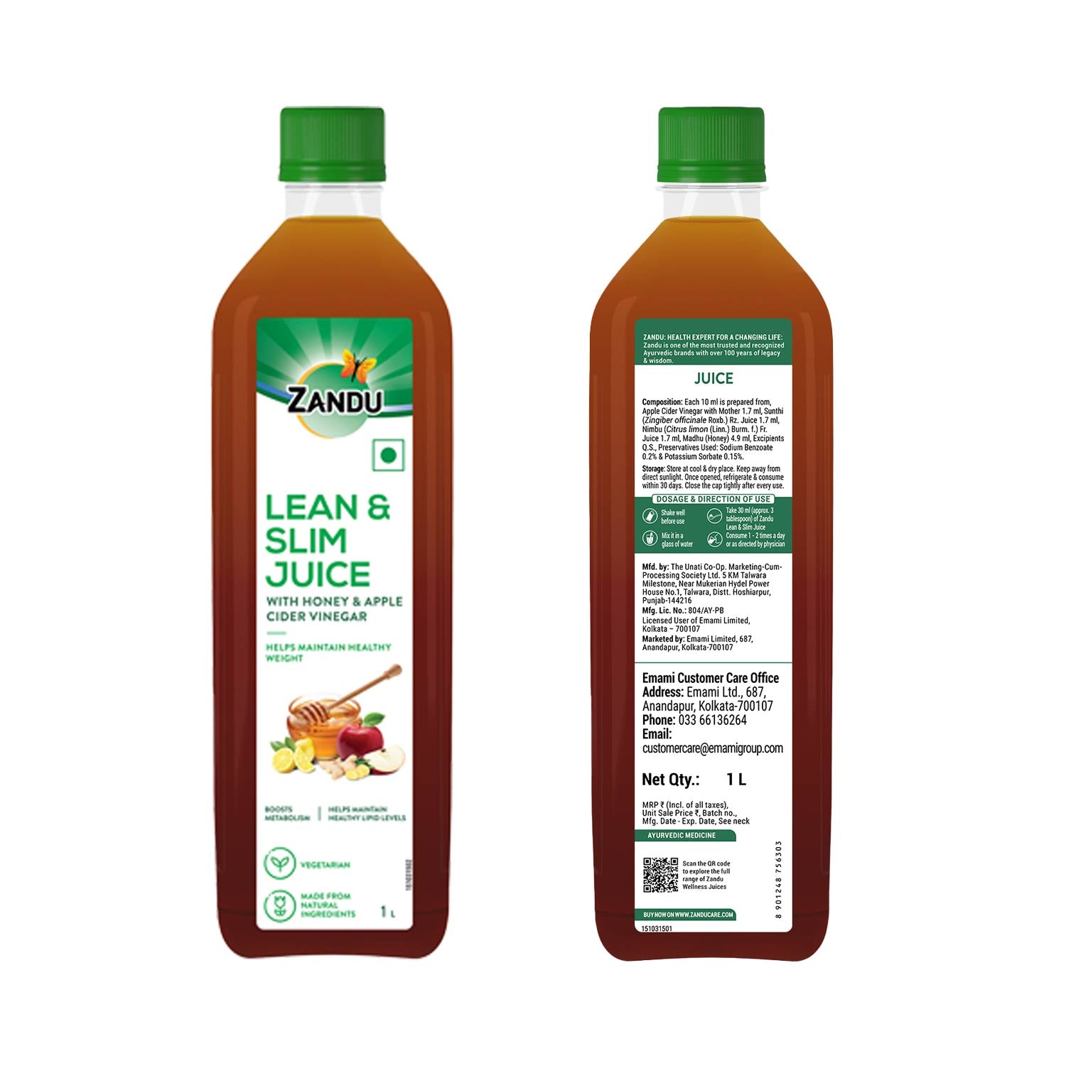 Lean & Slim Weight Management ACV-Lemon-Honey Juice