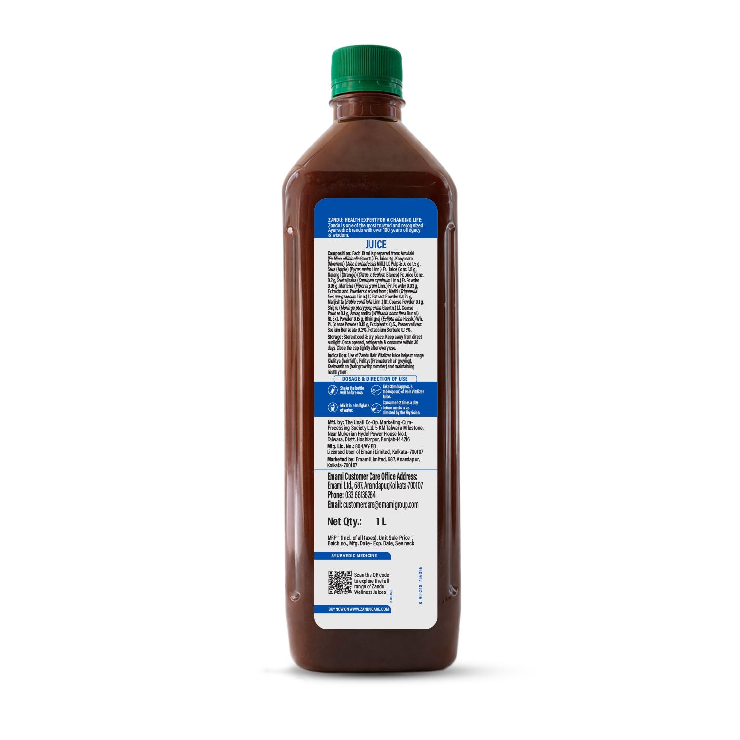 Zandu Hair Vitalizer Juice