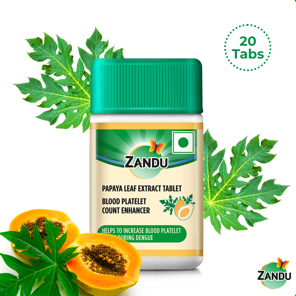 Zandu Papaya Leaf Extract Tablet