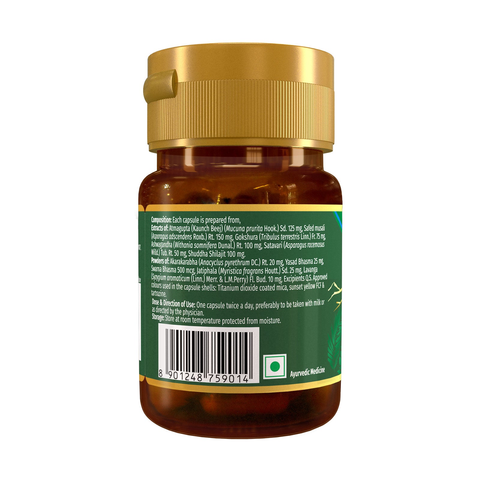 Zandu Shilajit Gold capsule pack