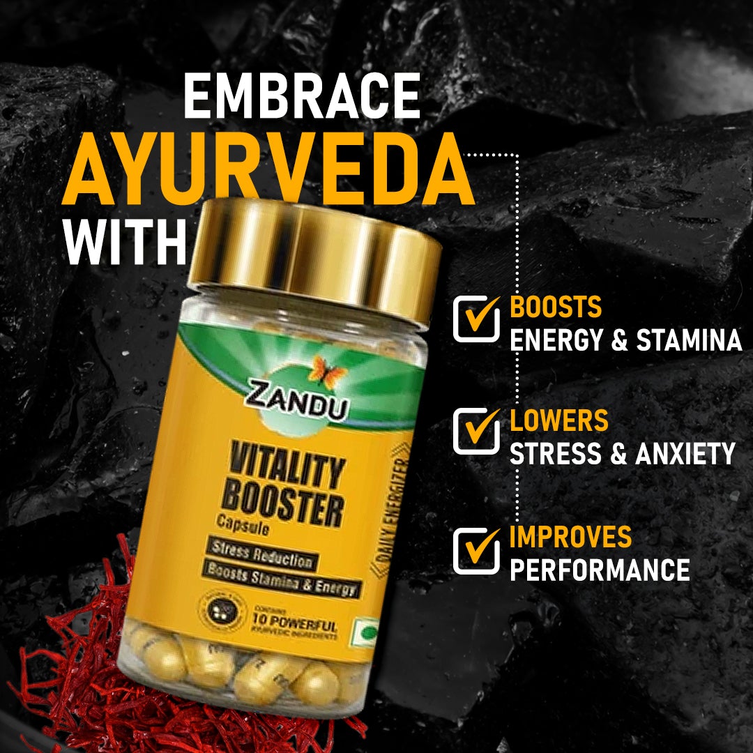 Zandu Vitality Booster Caps (Pack of 2)