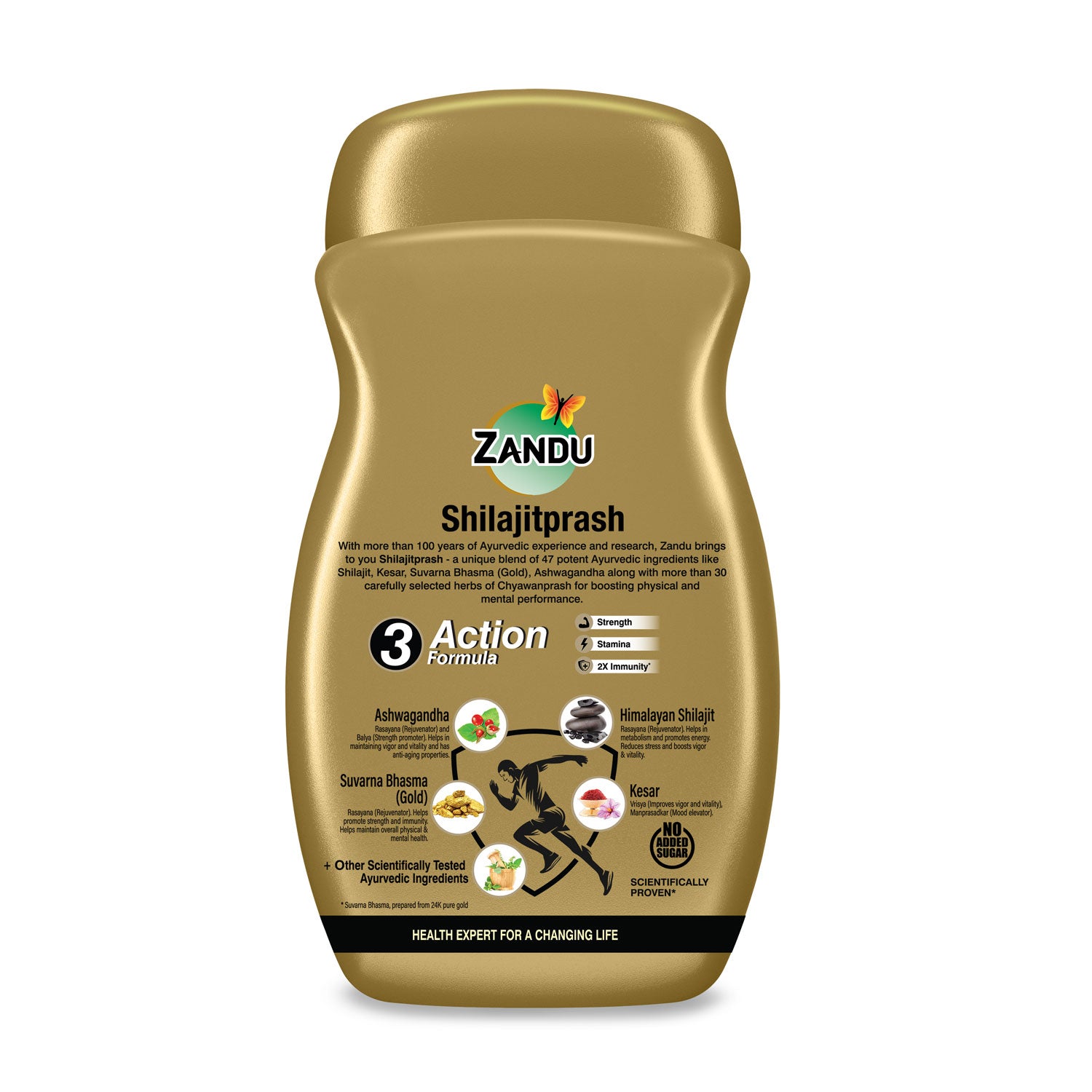 Zandu Shilajitprash for Strength (No added Sugar)