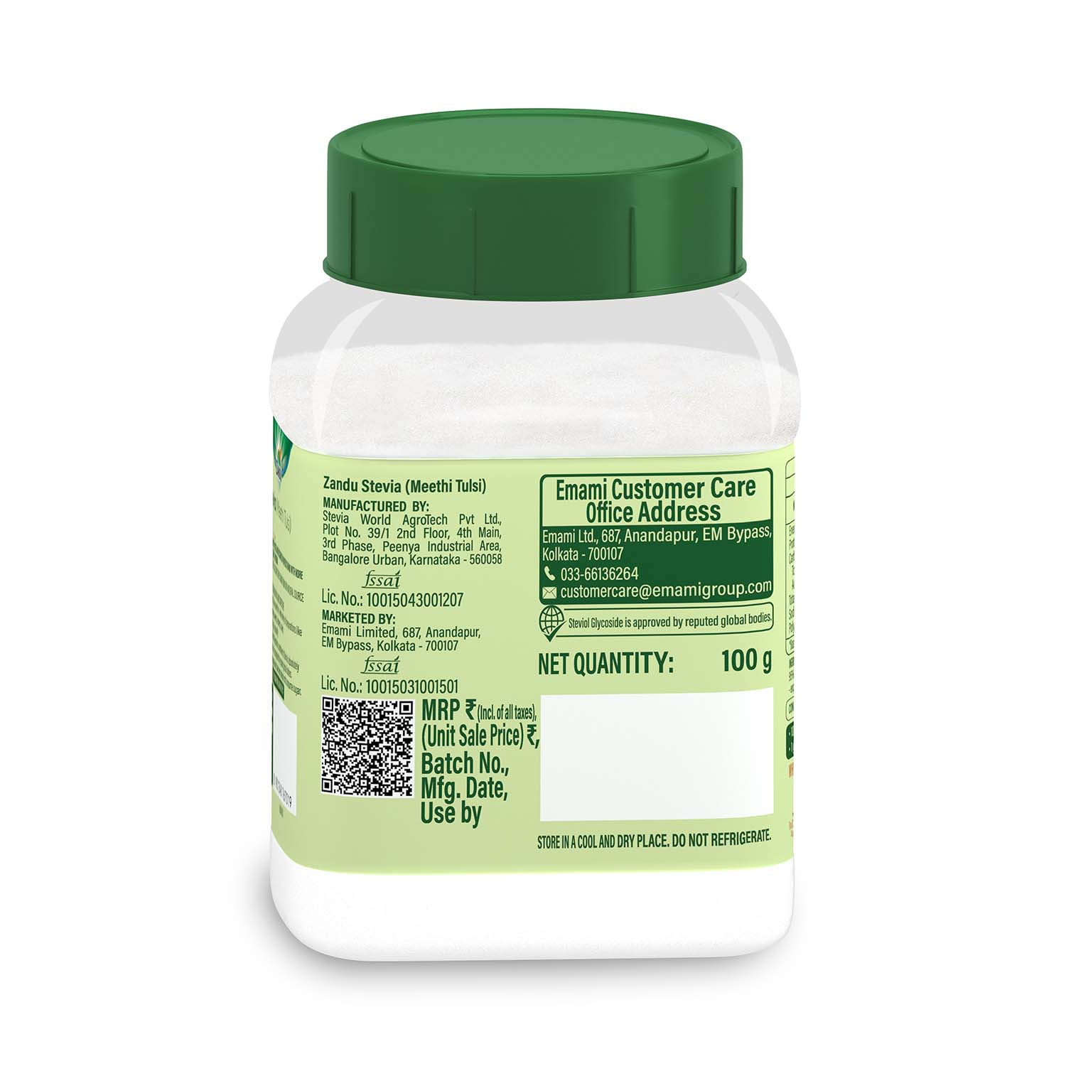 Zero-calorie Sweetener Stevia (Powder)