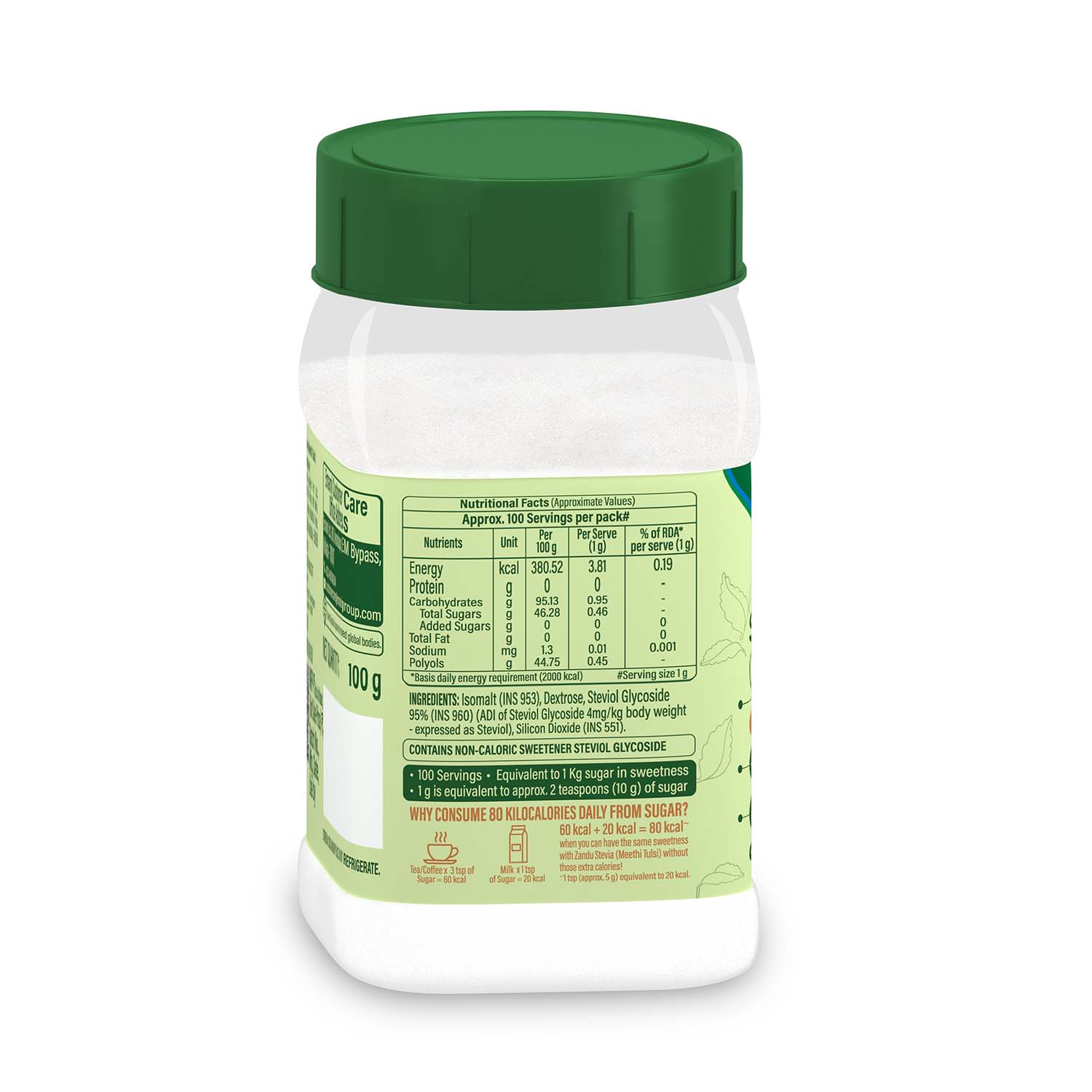Zero-calorie Sweetener Stevia (Powder)