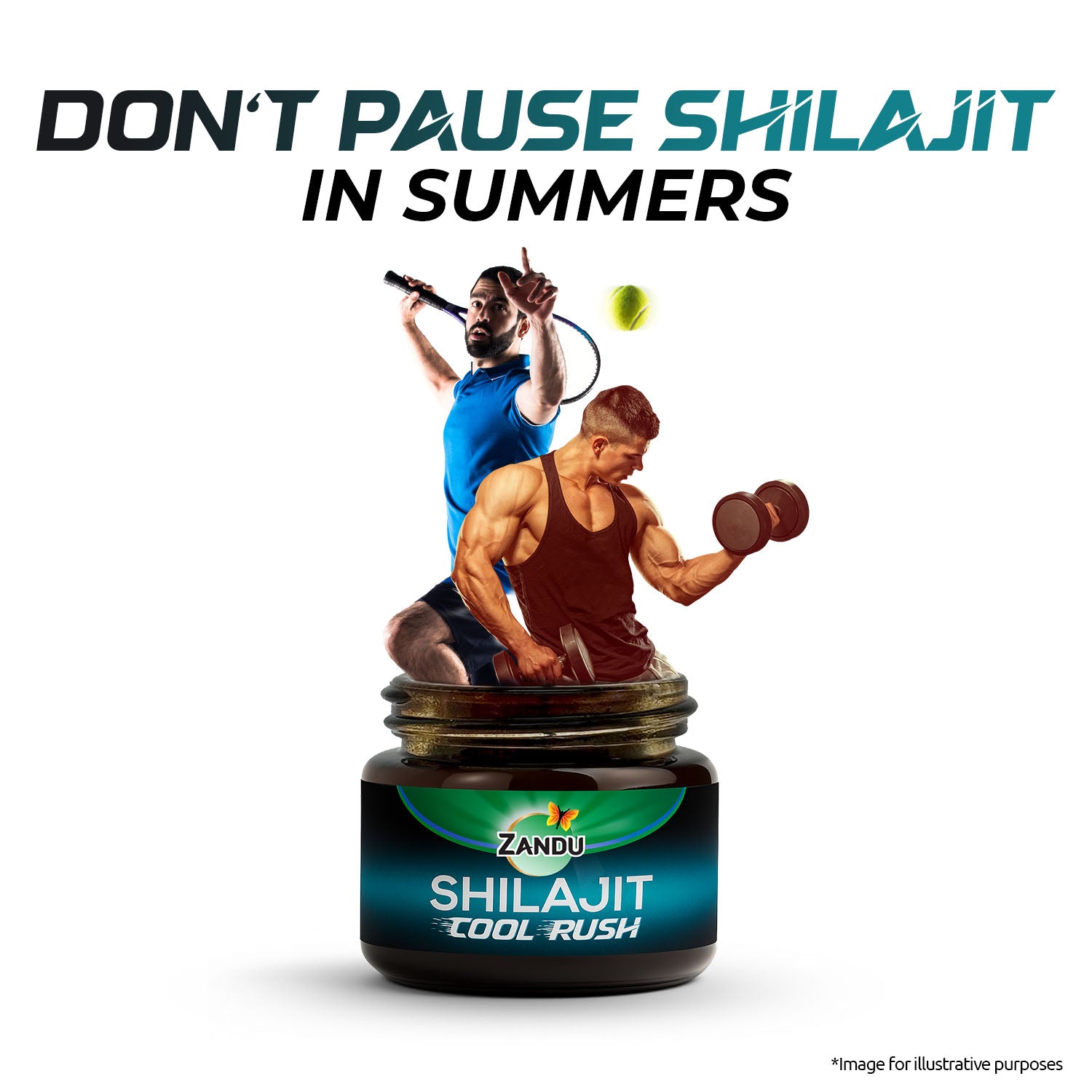 Zandu Shilajit Cool Rush for Hot Weather Workouts