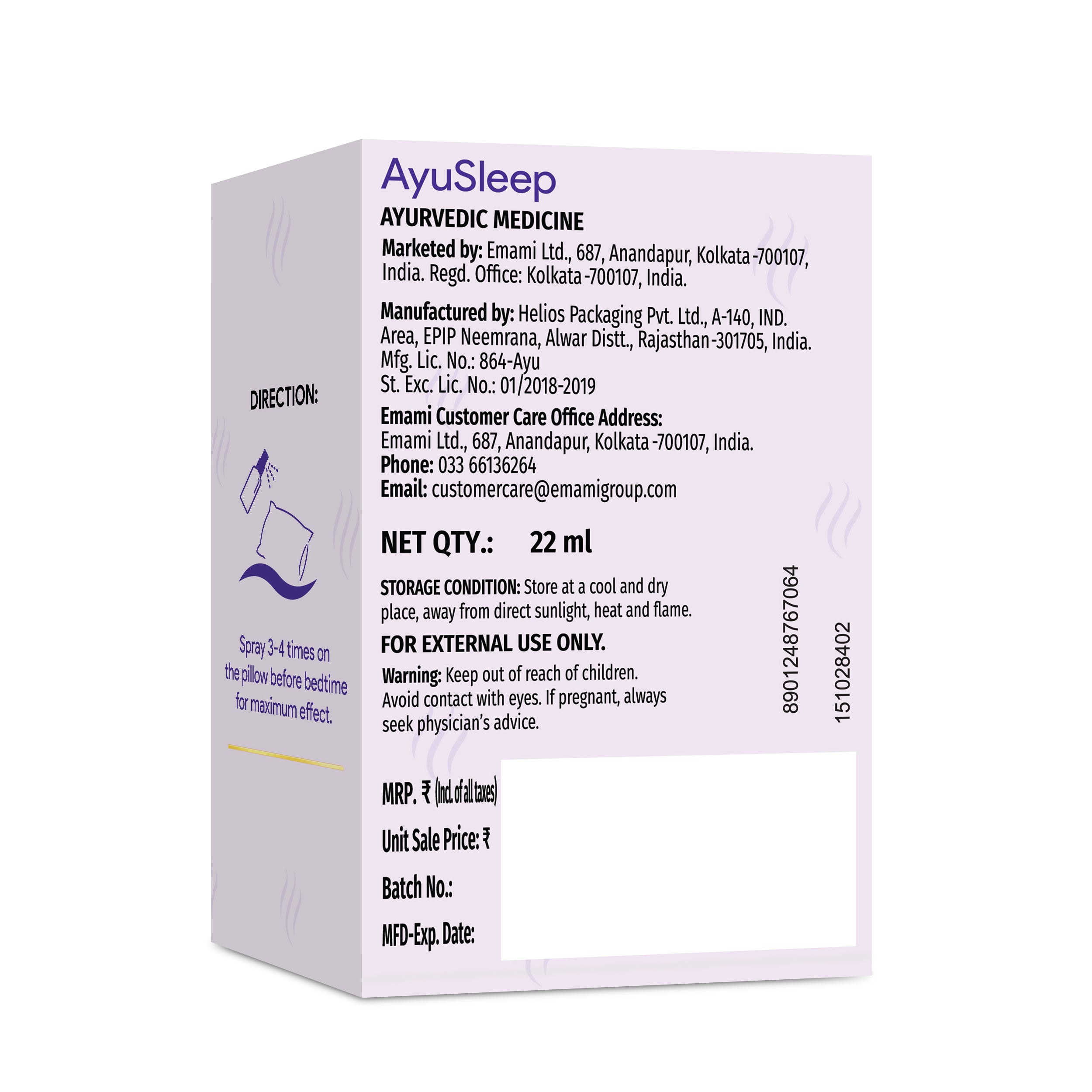 AyuSleep Spray