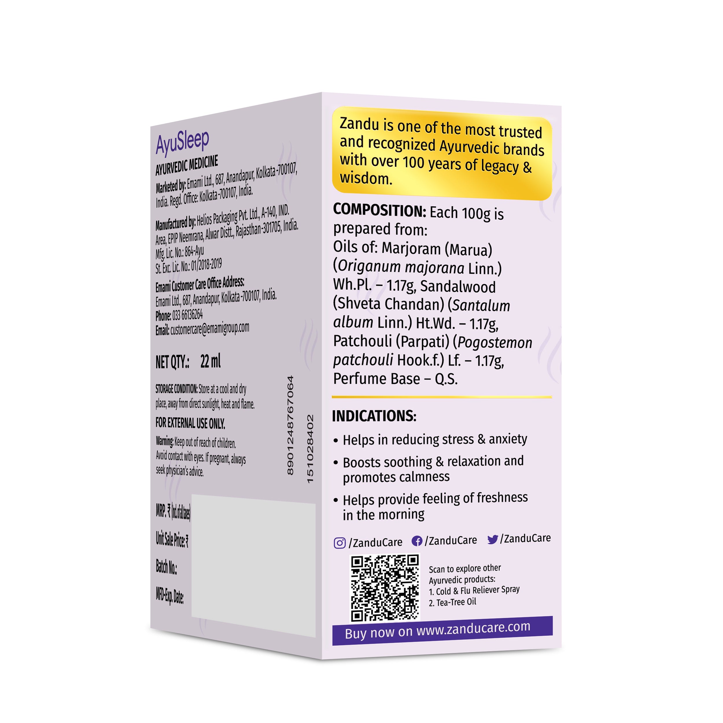 AyuSleep Spray