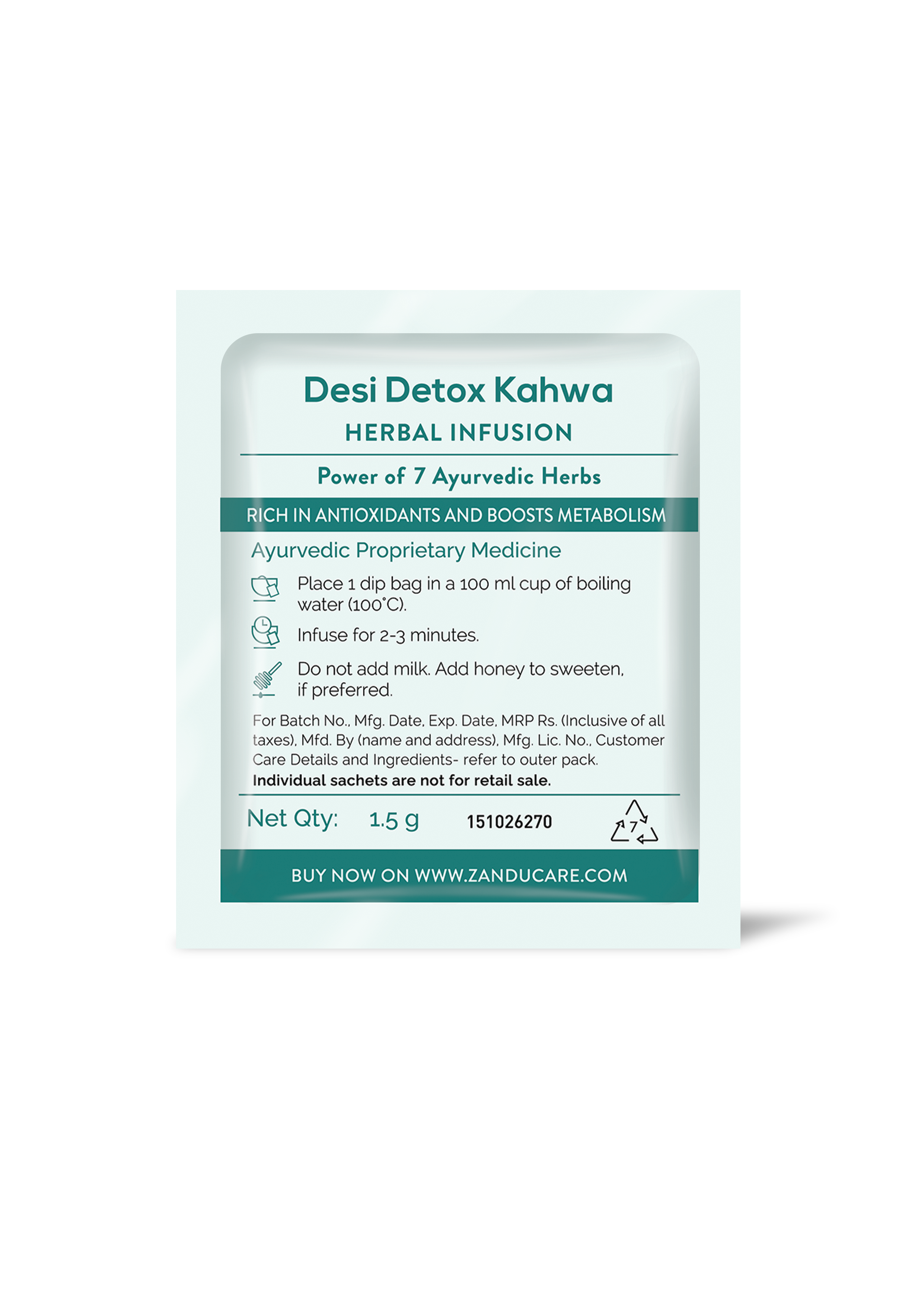 Zandu Desi Detox Kahwa Tea