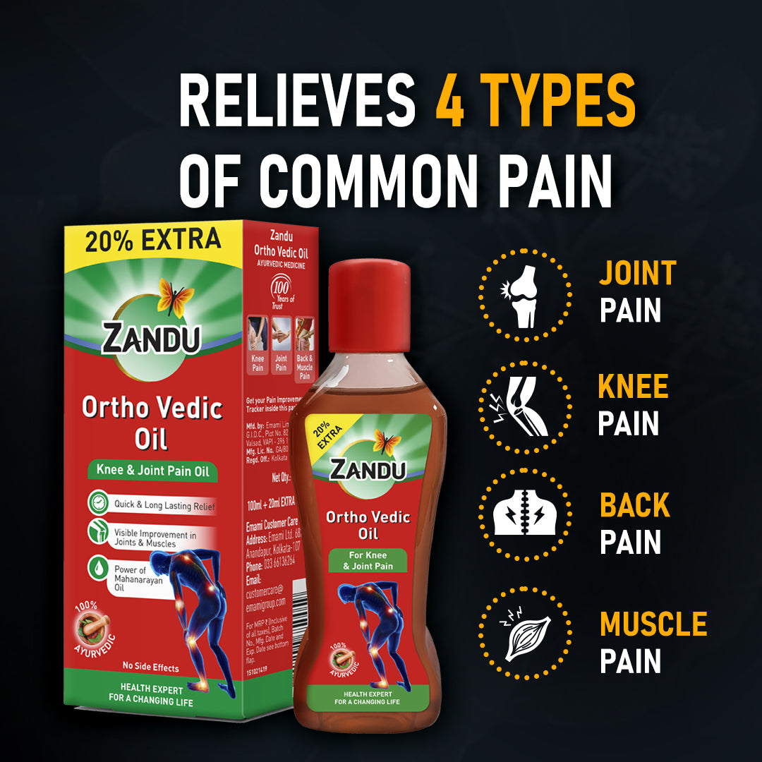 Zandu Ortho Vedic Ayurvedic Pain Relief Oil