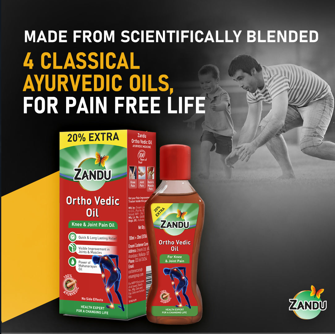 Zandu Ortho Vedic Ayurvedic Pain Relief Oil