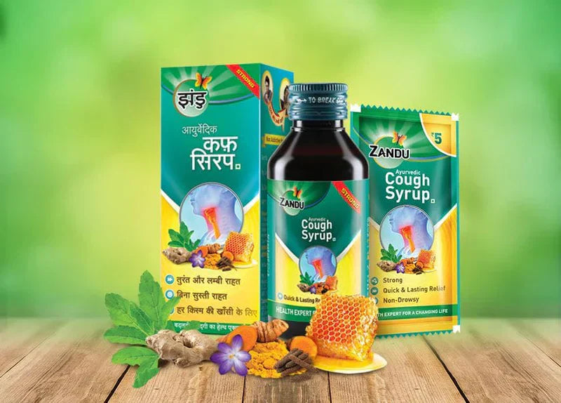 Zandu Cough Syrup Uses in Hindi (झंडु खाँसी के सिरप के उपयोग)