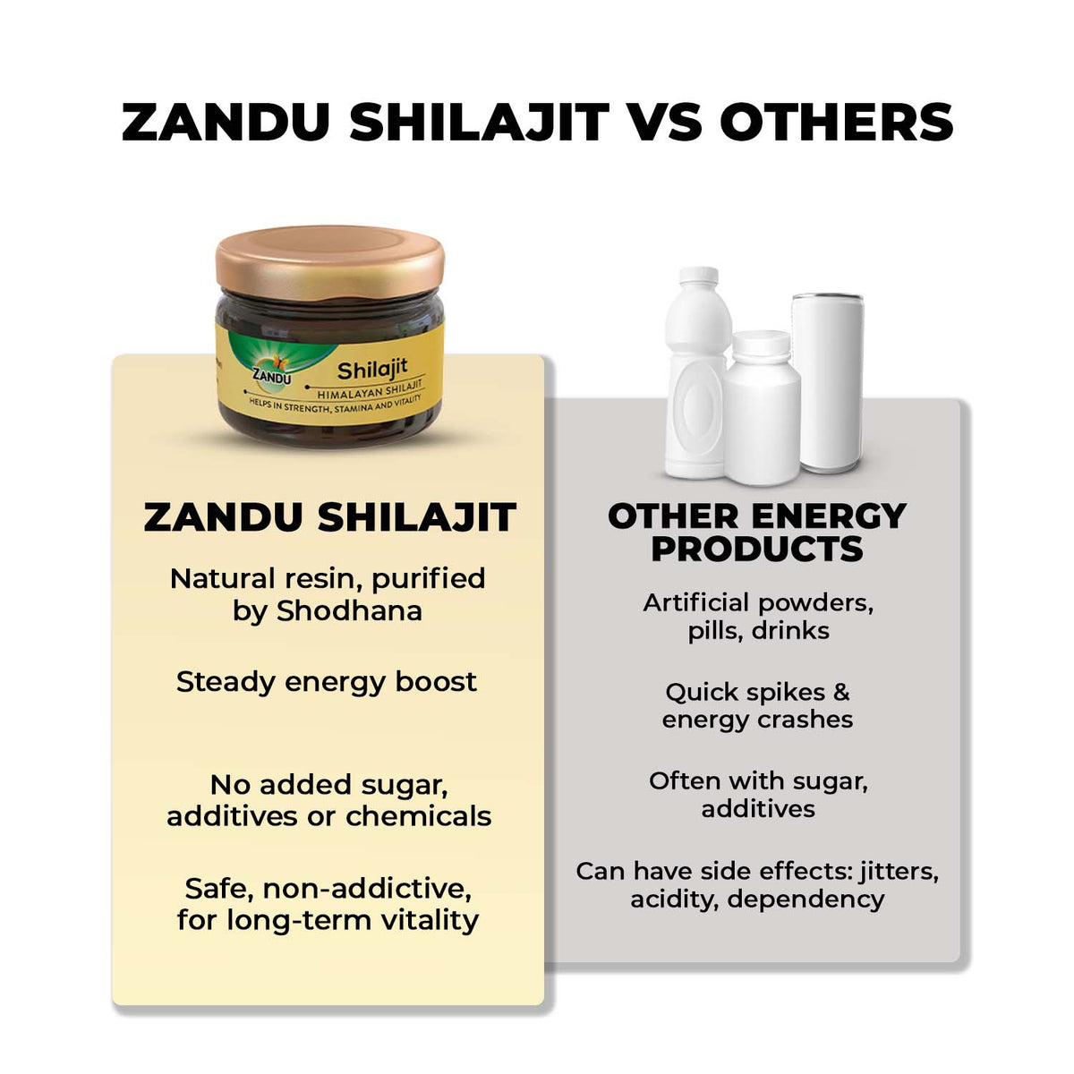 Zandu Himalayan Shilajit Resin - 10g (Pack of 2)