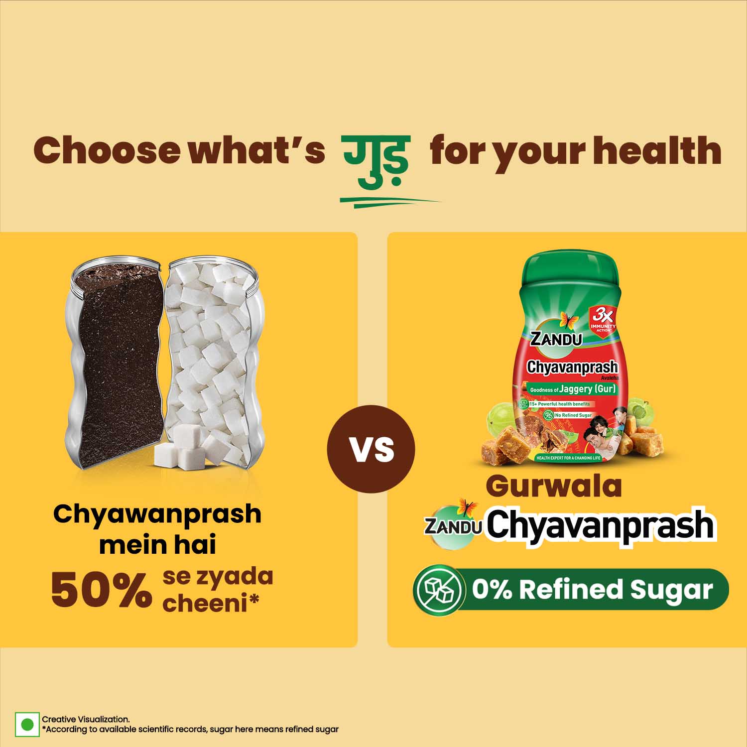 Zandu Avaleha Jaggery Chyavanprash with Jaggery for Immunity