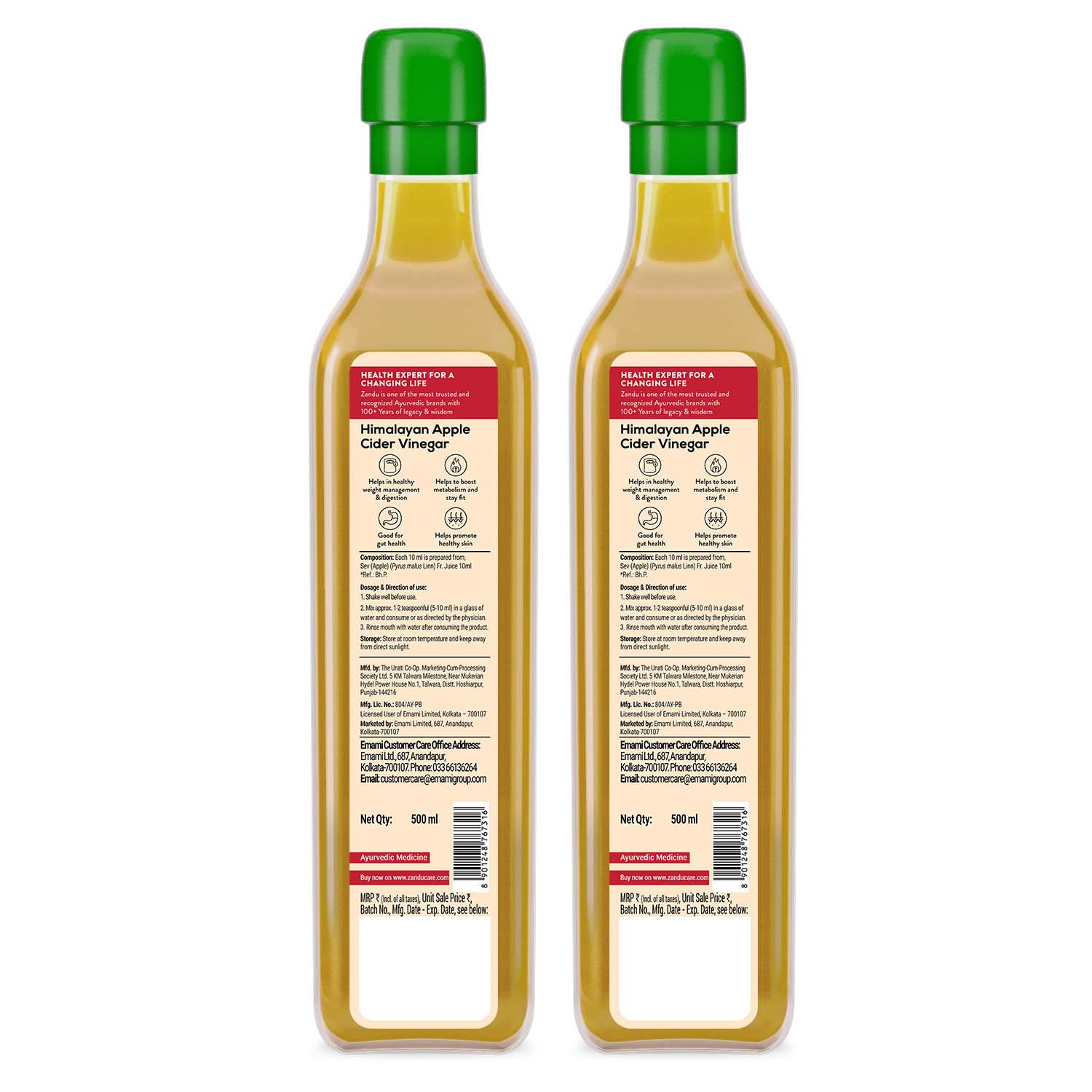 Zandu Himalayan Apple Cider Vinegar (ACV)