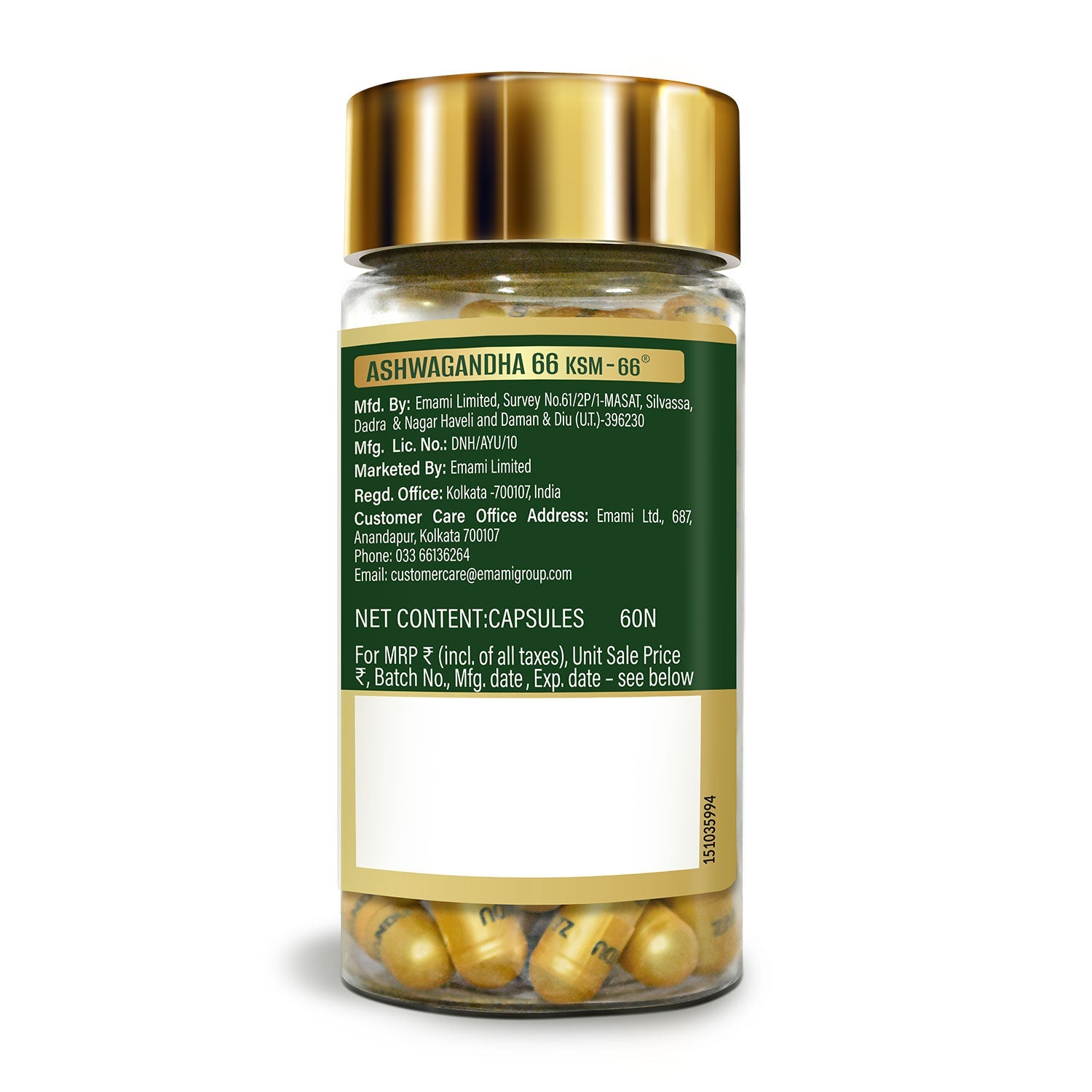 Zandu Livital (60 Tabs) + Ashwagandha KSM-66 (60 Caps)