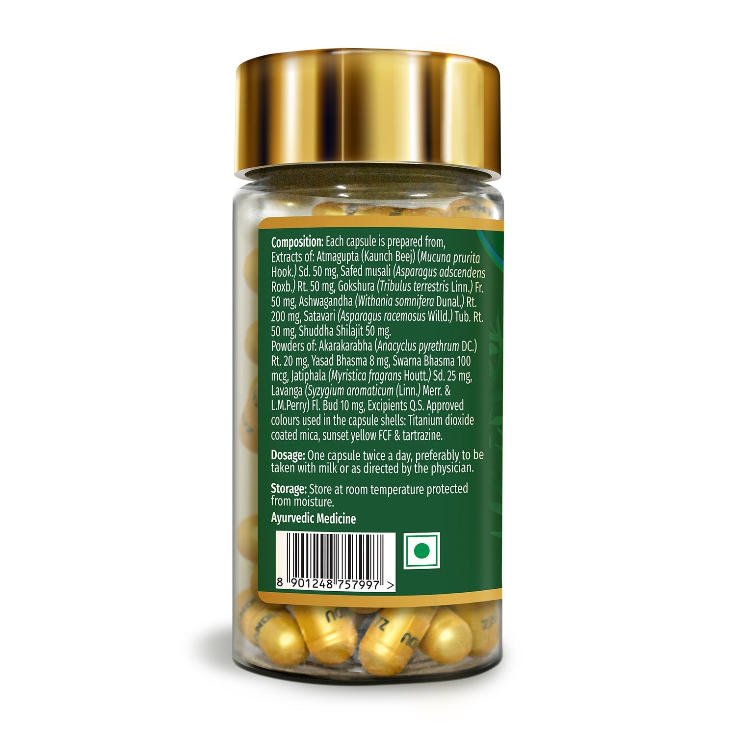 Zandu Sheelajet Gold Plus (60 Caps) + Ashwa Gandha Gold Plus (60 Caps) Combo