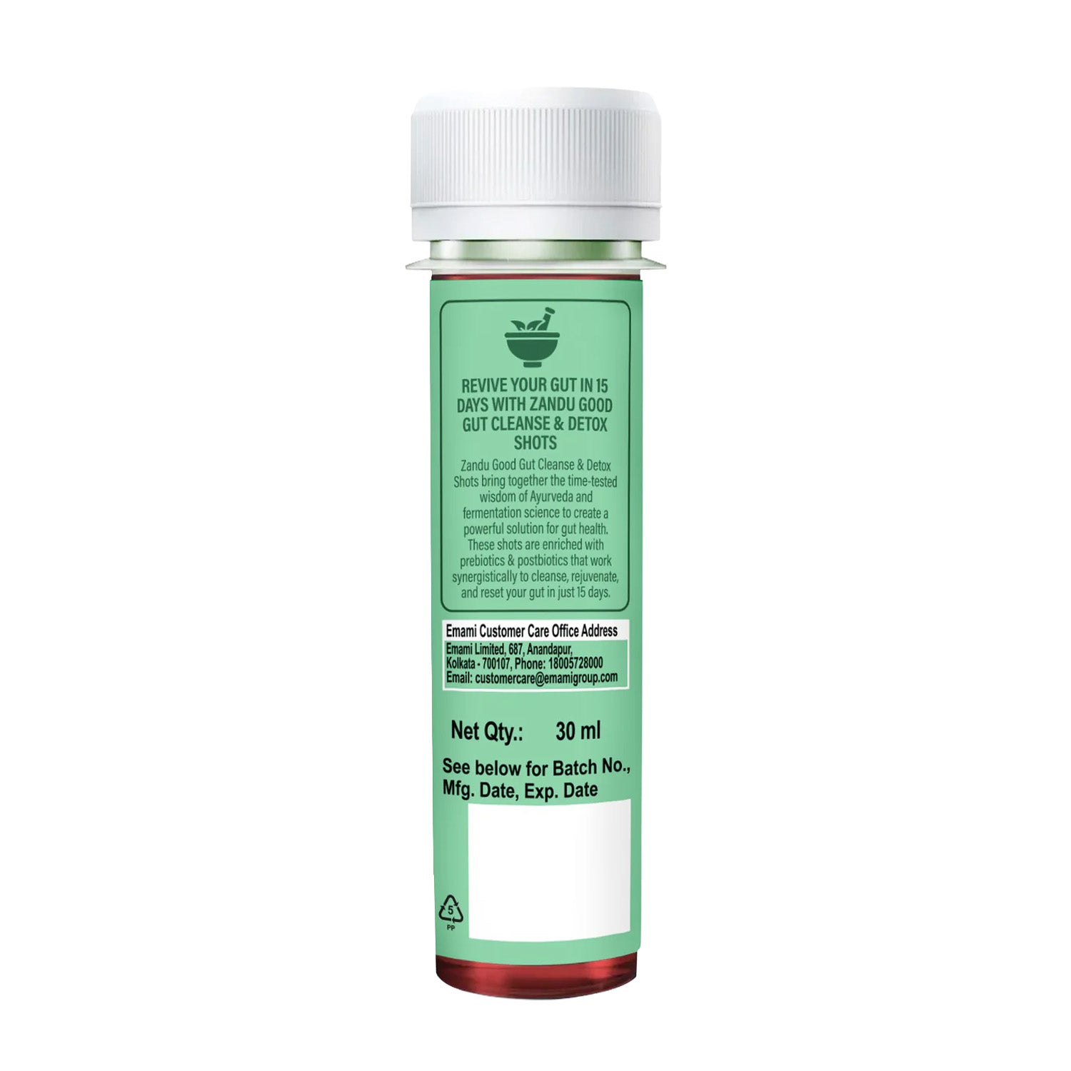 Gut Cleanse & Detox Shots - Pre & Postbiotics