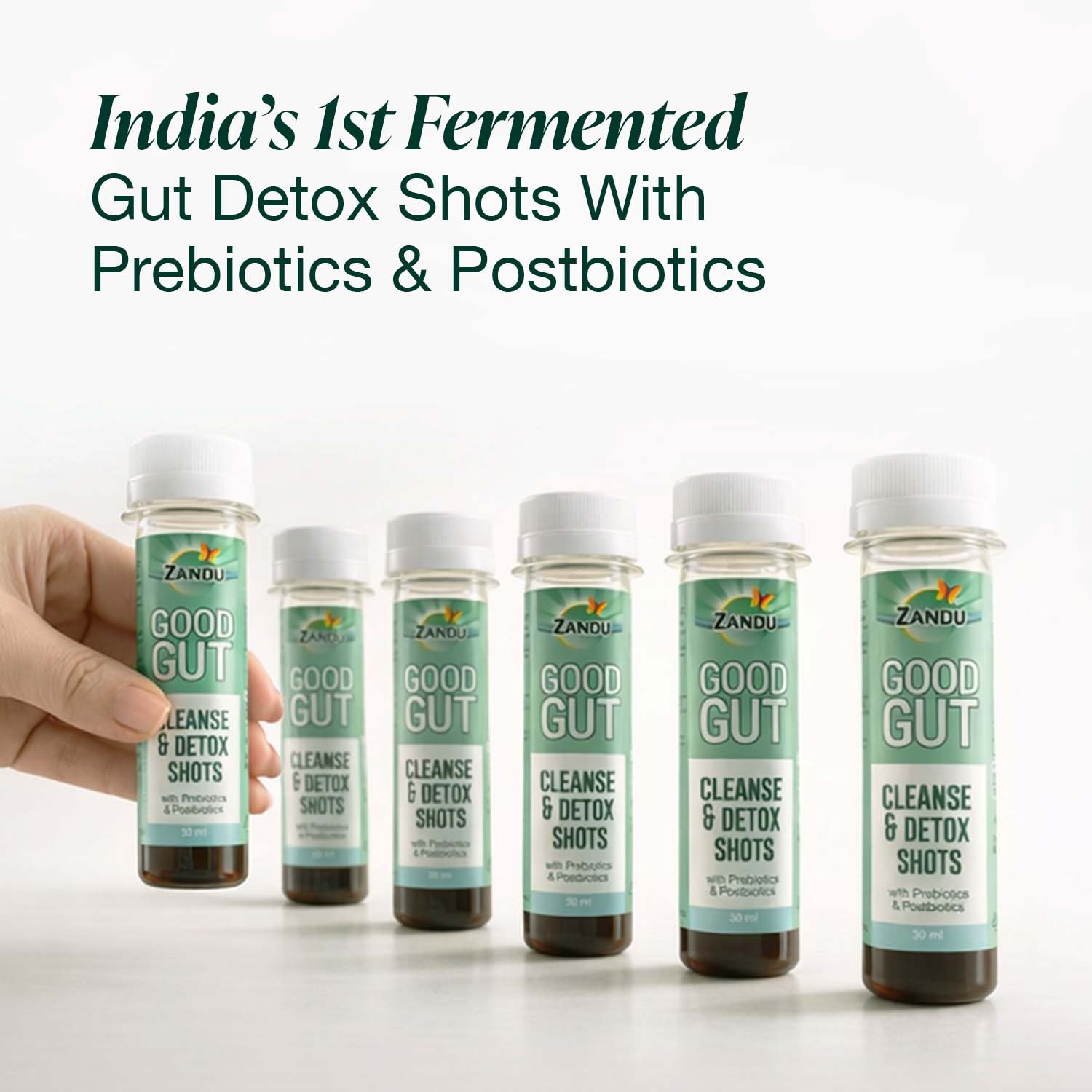Gut Cleanse & Detox Shots - Pre & Postbiotics