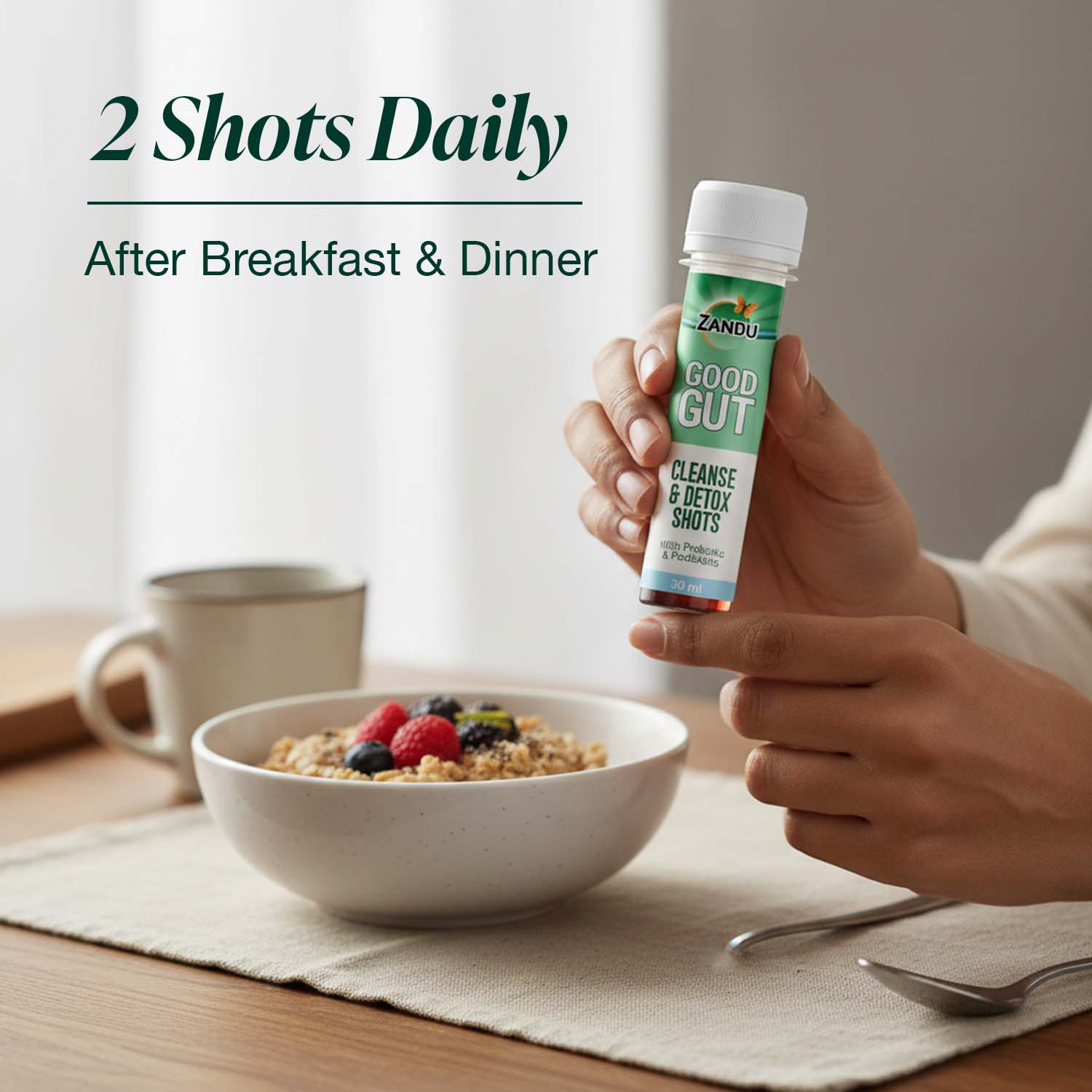 Gut Cleanse & Detox Shots - Pre & Postbiotics