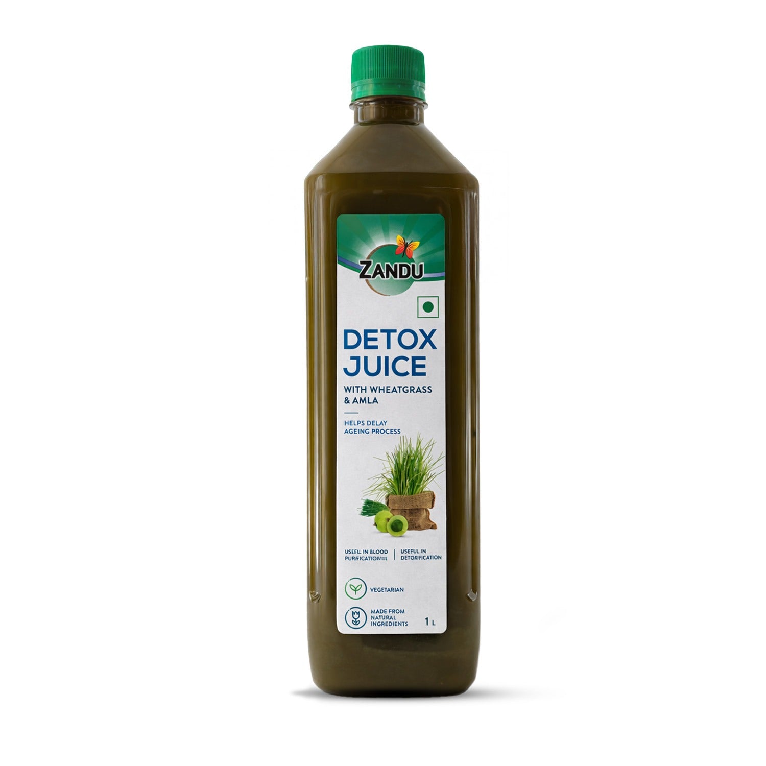 Zandu Full Body Detox Juice (Wheatgrass & Amla)