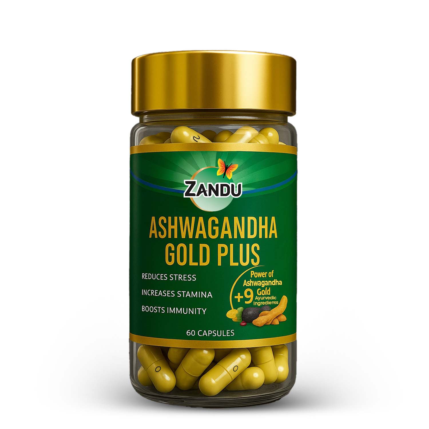 Zandu Sheelajet Gold Plus (60 Caps) + Ashwa Gandha Gold Plus (60 Caps) Combo