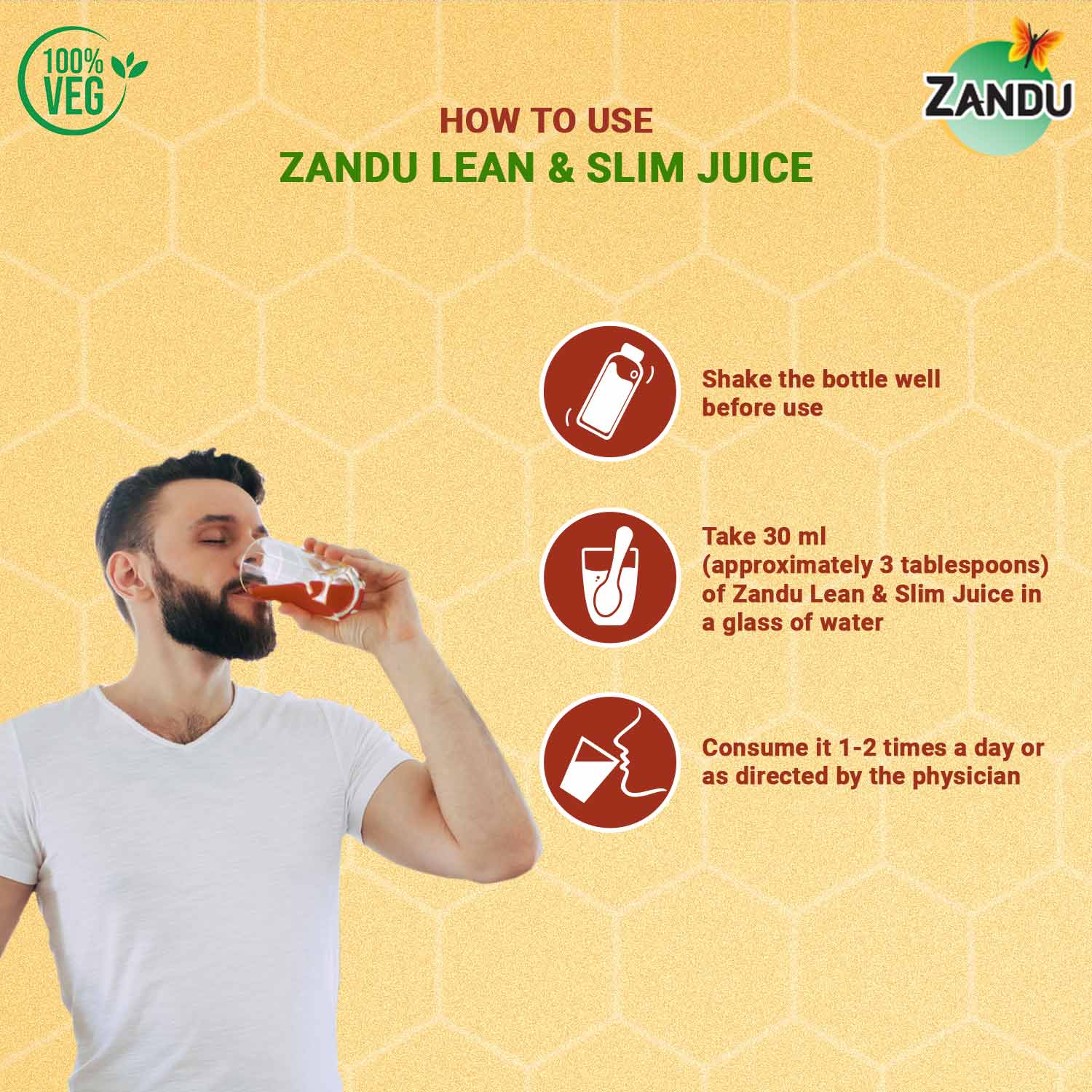 Lean & Slim Weight Management ACV-Lemon-Honey Juice