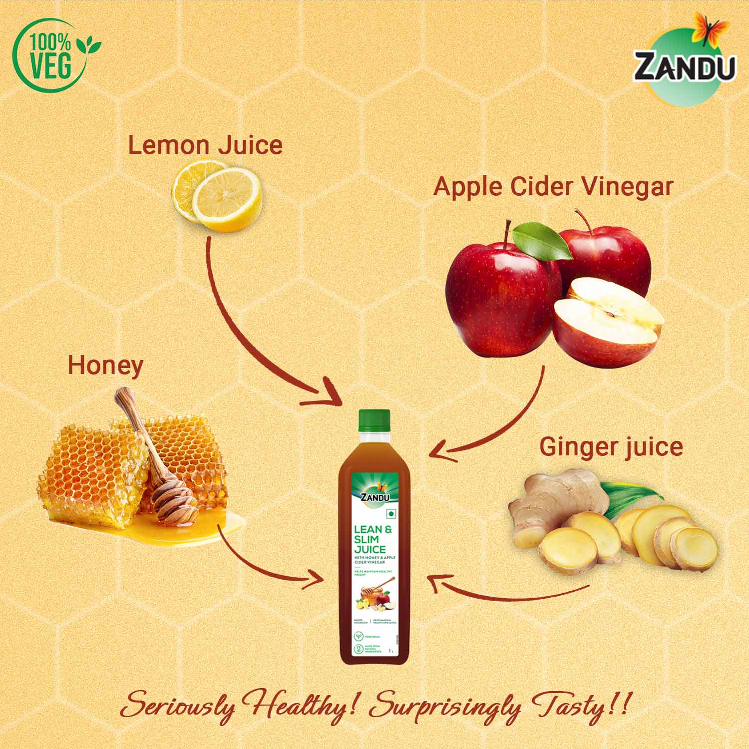 Lean & Slim Weight Management ACV-Lemon-Honey Juice