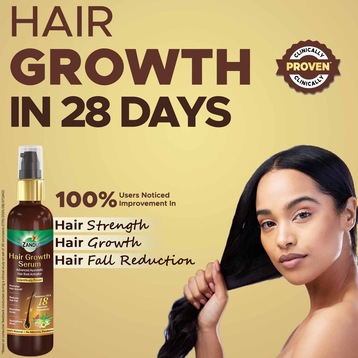Hair Growth Serum with Rosemary Oil