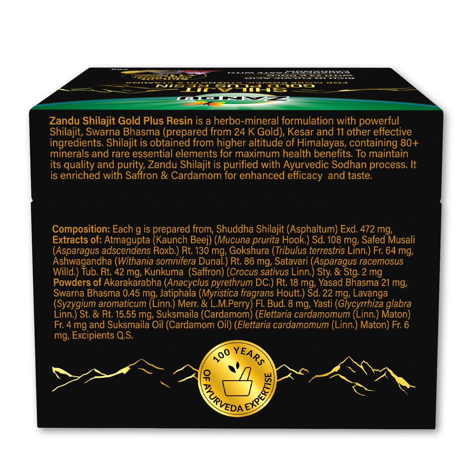 Zandu Shilajit Gold Plus Capsules