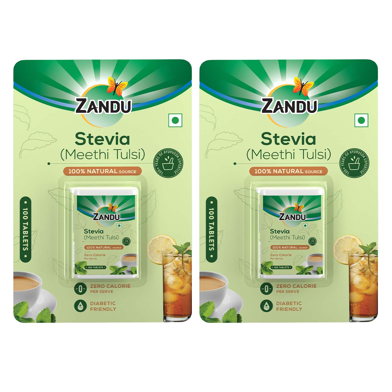 Diabetic-Friendly 0-kcal Sweetener Stevia (Tablets)