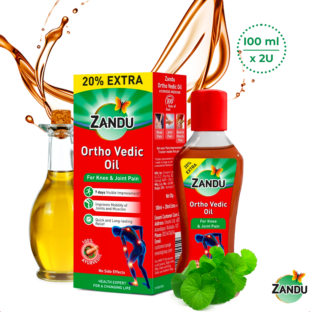Zandu Ortho Vedic Ayurvedic Pain Relief Oil