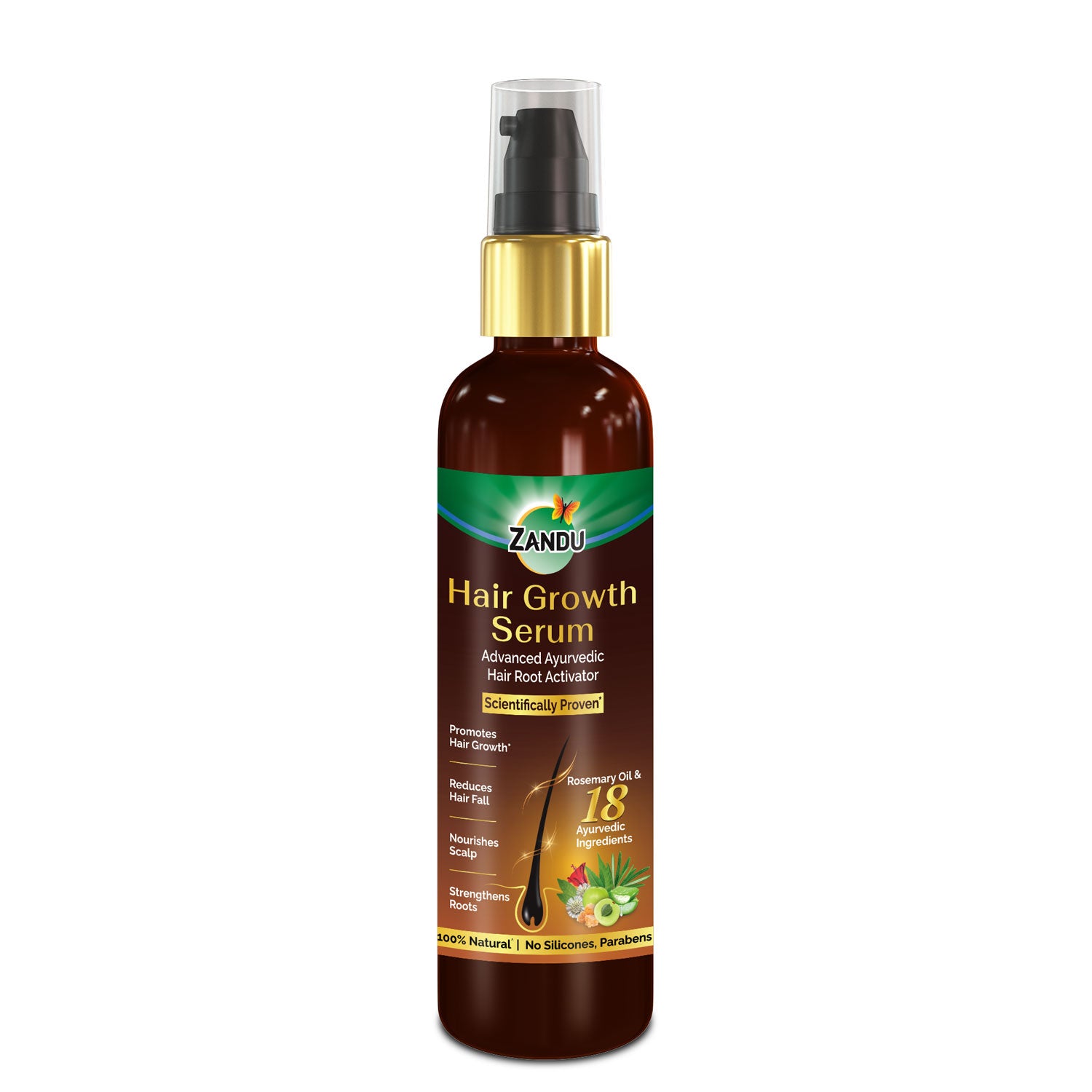 Zandu Ultimate Hair Growth Combo (Serum, Mask & Capsules)