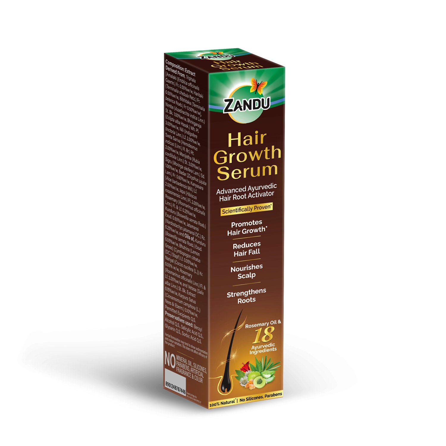 Hair Growth Serum with Rosemary Oil