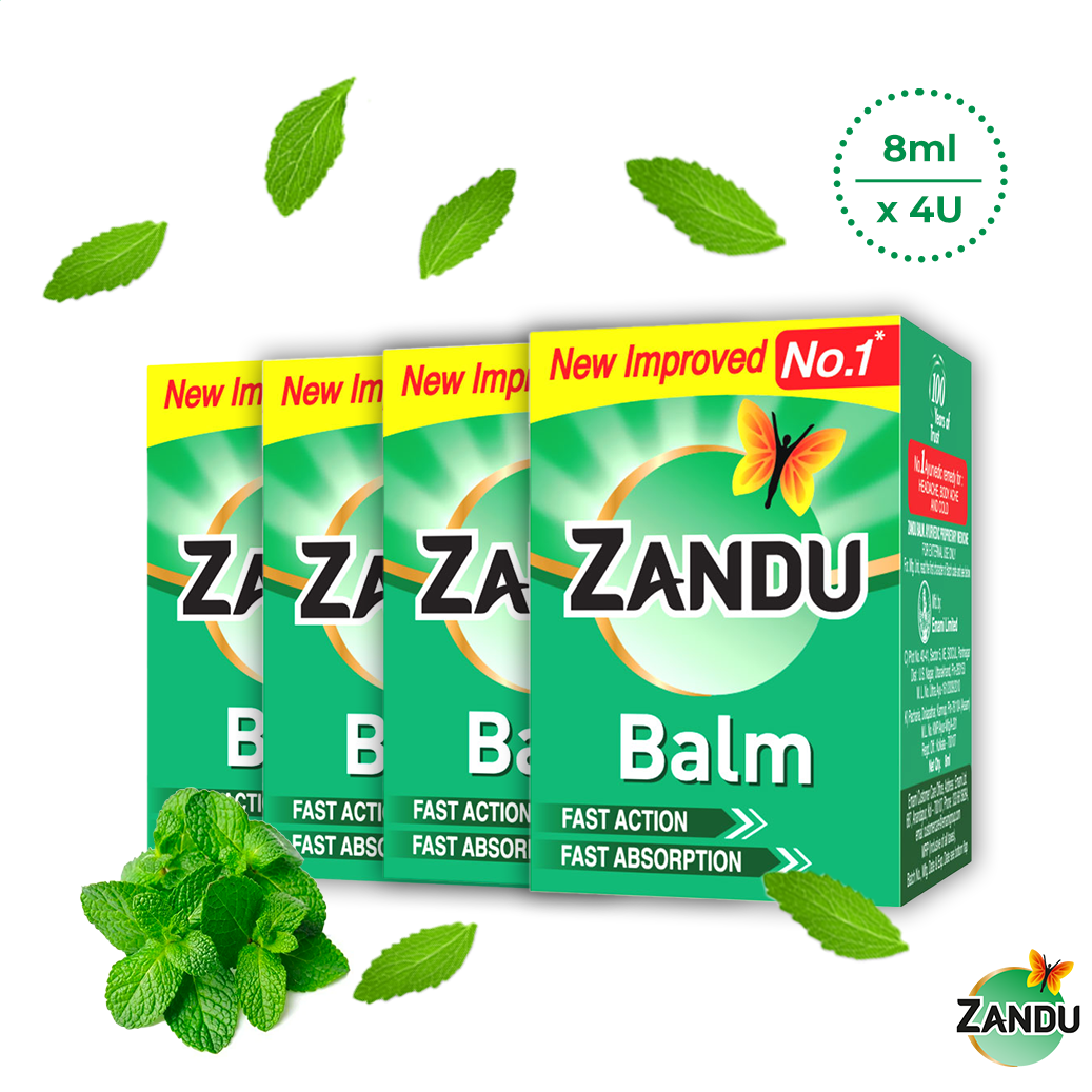 Zandu Balm (8ml) (Pack of 4)