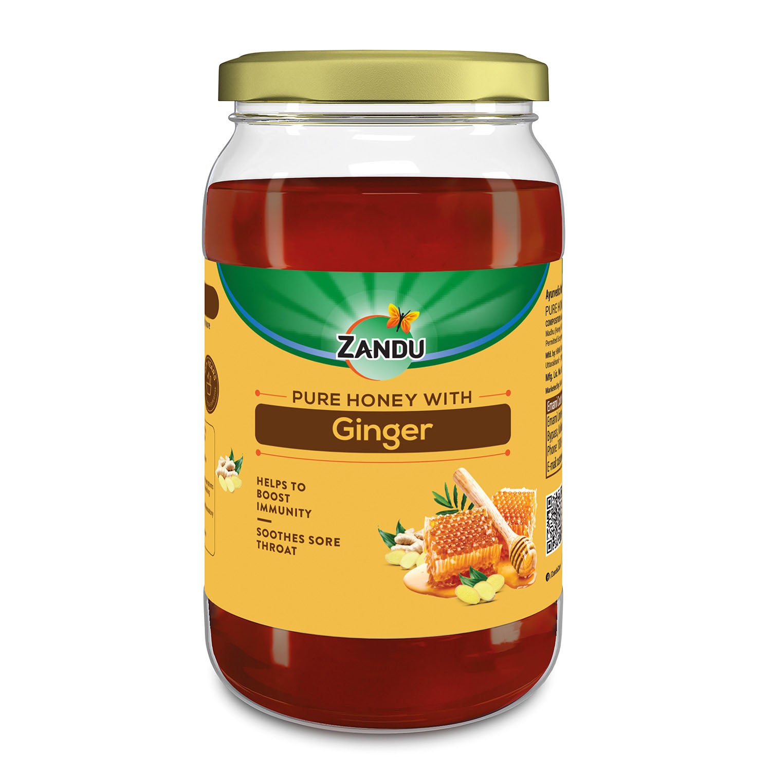 Zandu Pure Honey with Ginger 500gm