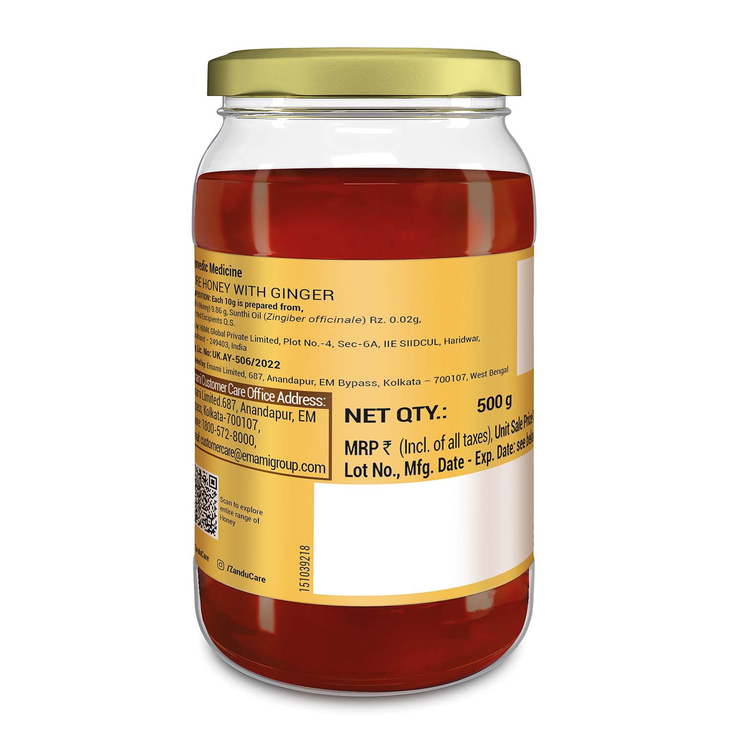 Zandu Ginger Honey