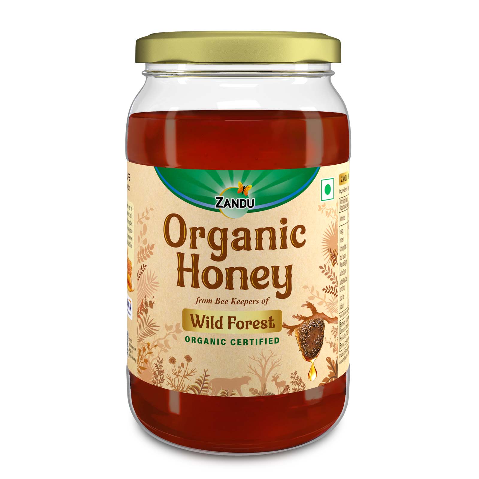 Zandu Organic Honey (Sourced from Wild Forests)
