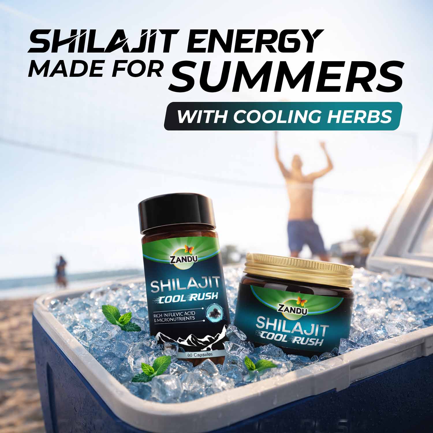 Zandu Shilajit Cool Rush for Hot Weather Workouts