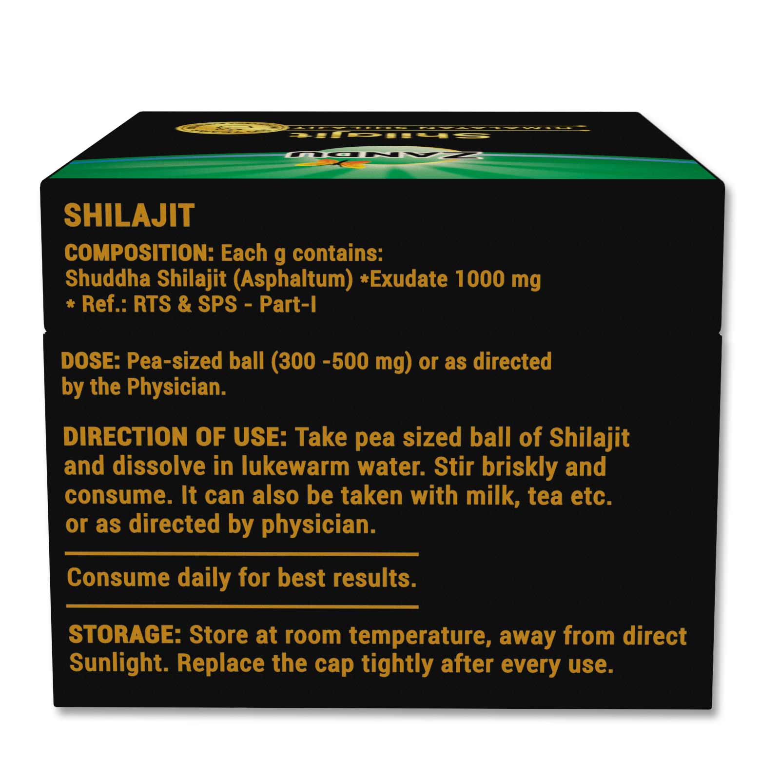 Zandu Shilajit Resin