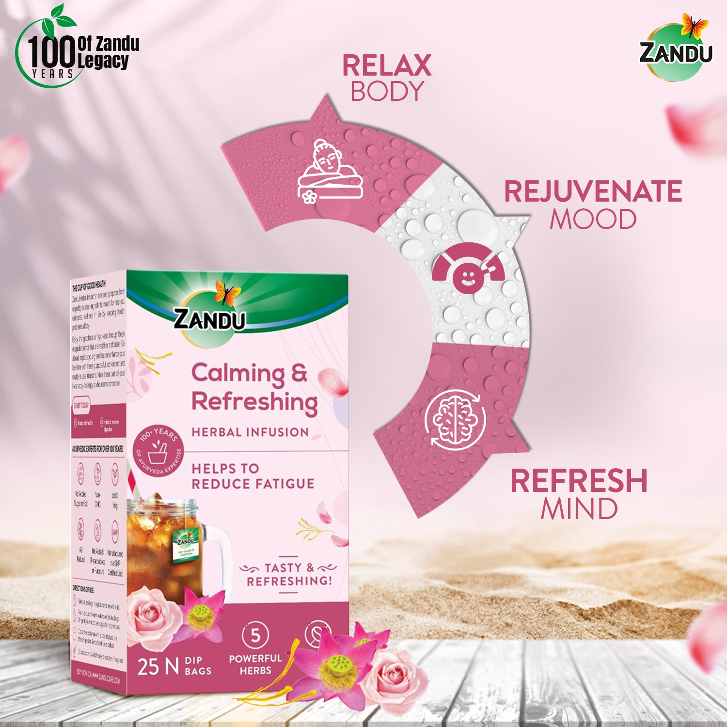 Zandu herbal ice tea benefits