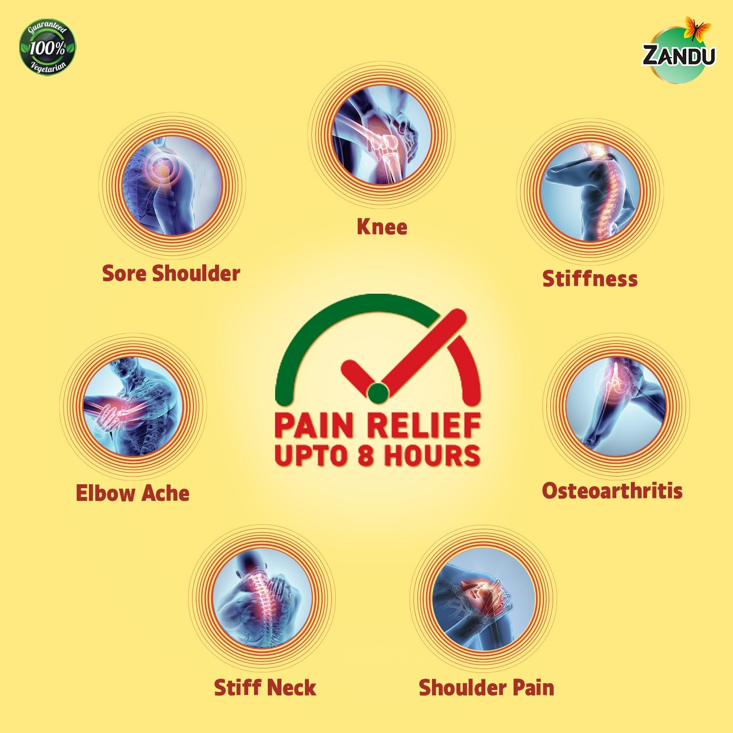 Zandu Knee Pain Relief Patch