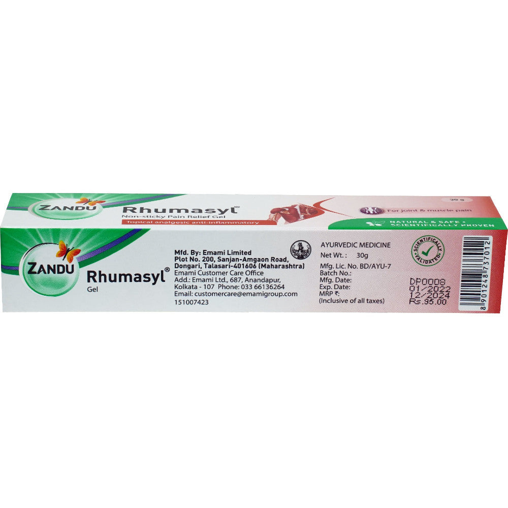 Rhumasyl Joint Pain Relief Gel