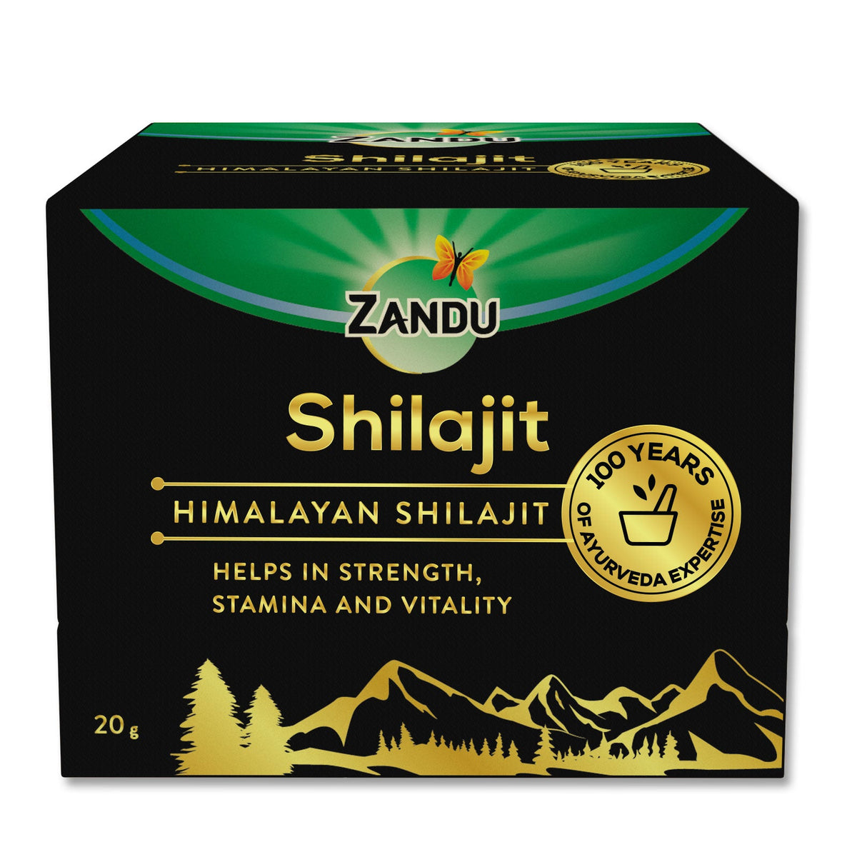 Zandu Himalayan Shilajit Resin - 10g (Pack of 2)
