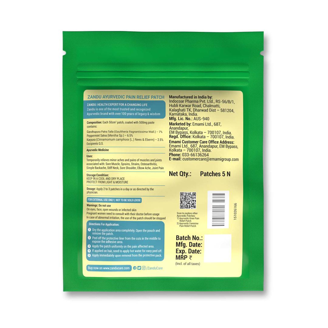 Zandu Pain Relief Patch